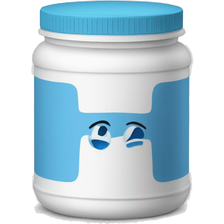 Protein powder container  emoji