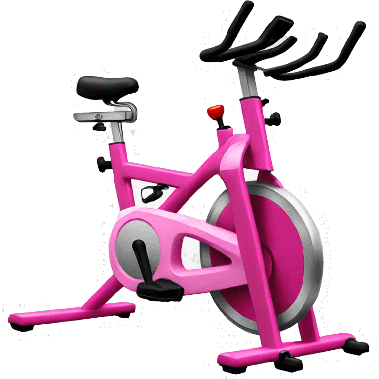 pink gym bike emoji