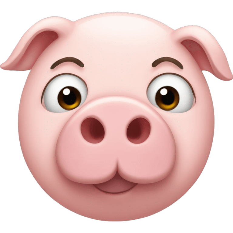 pig who has a cold emoji