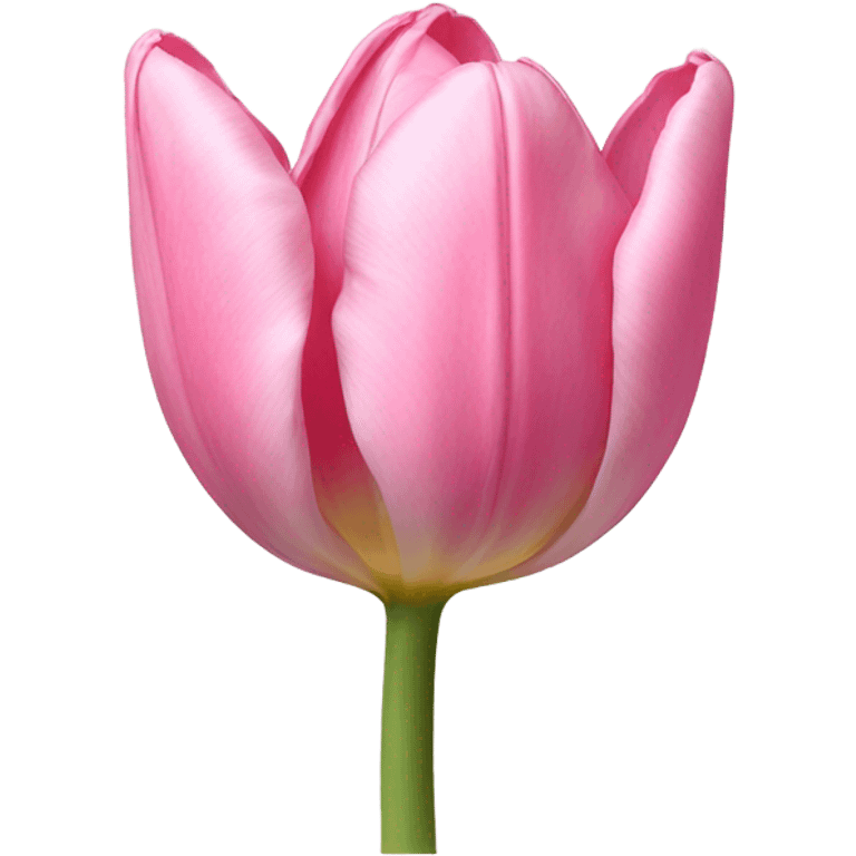 Light pink tulip emoji