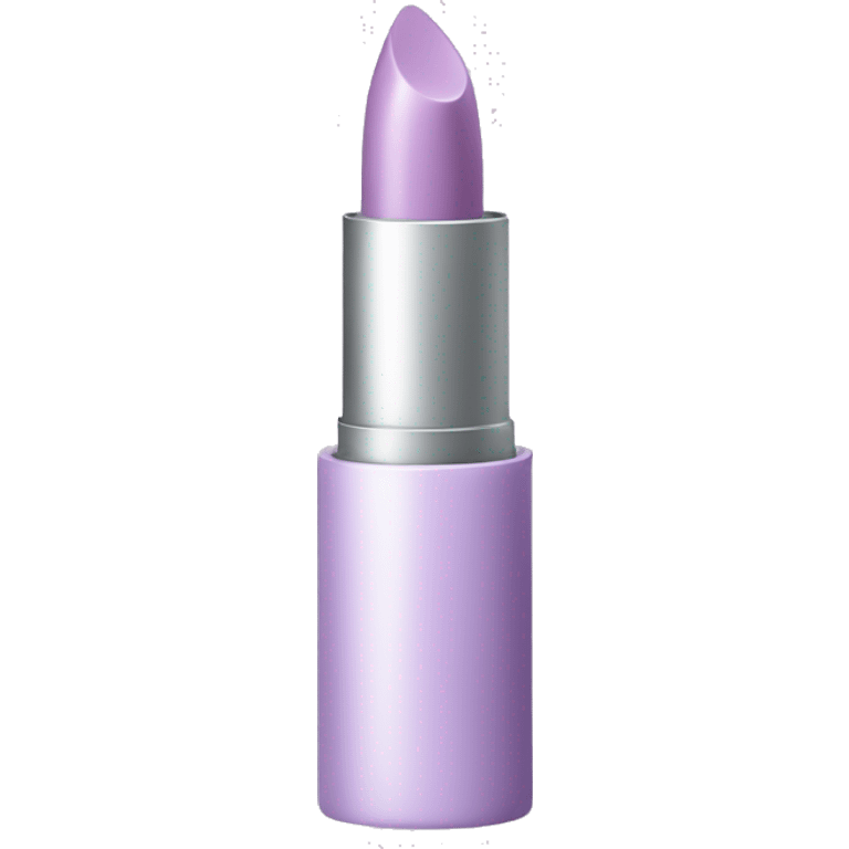 Light pastel Purple tube of lipstick emoji