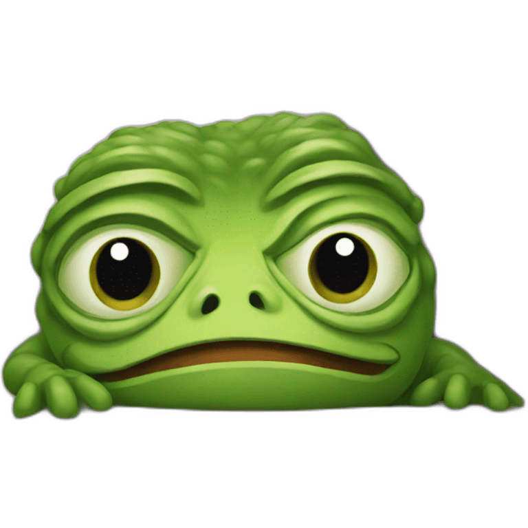 pepe lying in sofa emoji