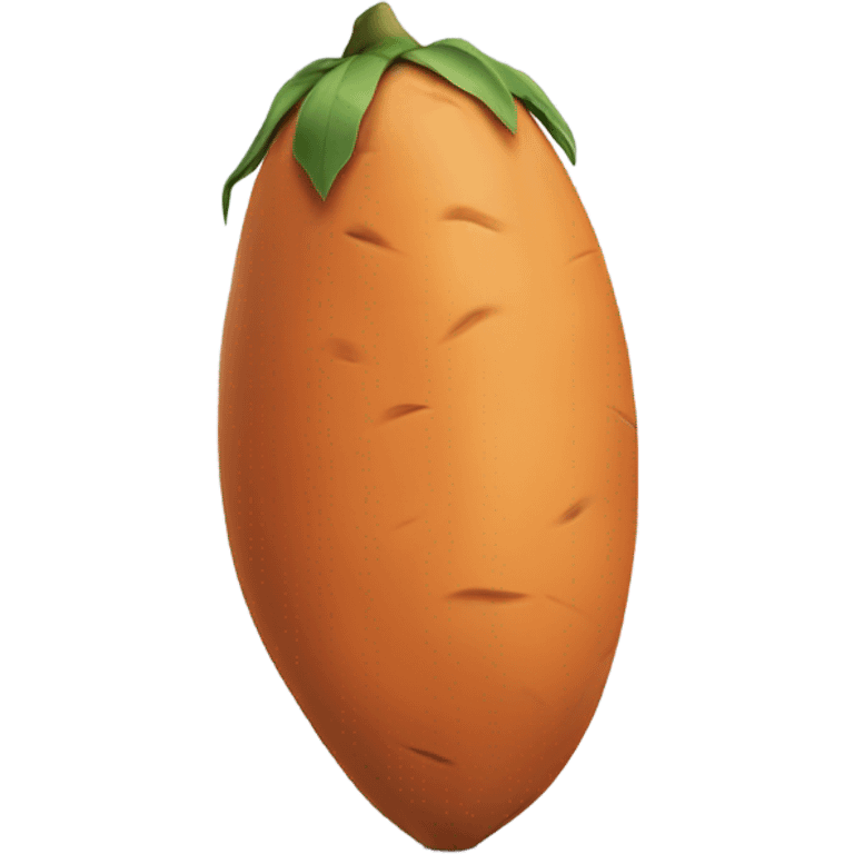 Sweet potato (orange) emoji