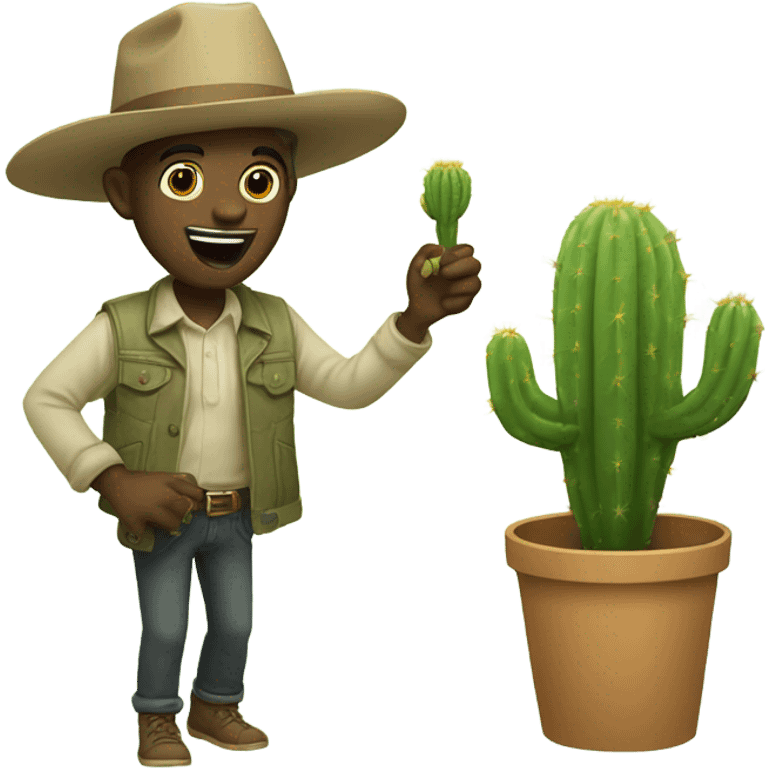 Cactus Juggler emoji