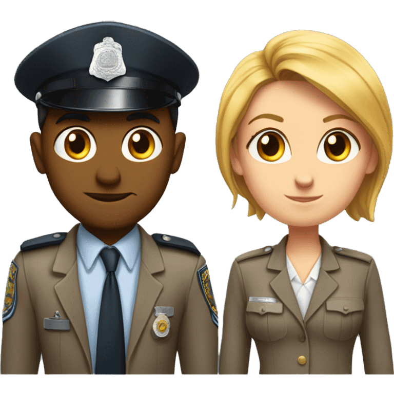 The tall boy who is in the Gujarat Police and the short girl who is a lawyer go on a bullet emoji