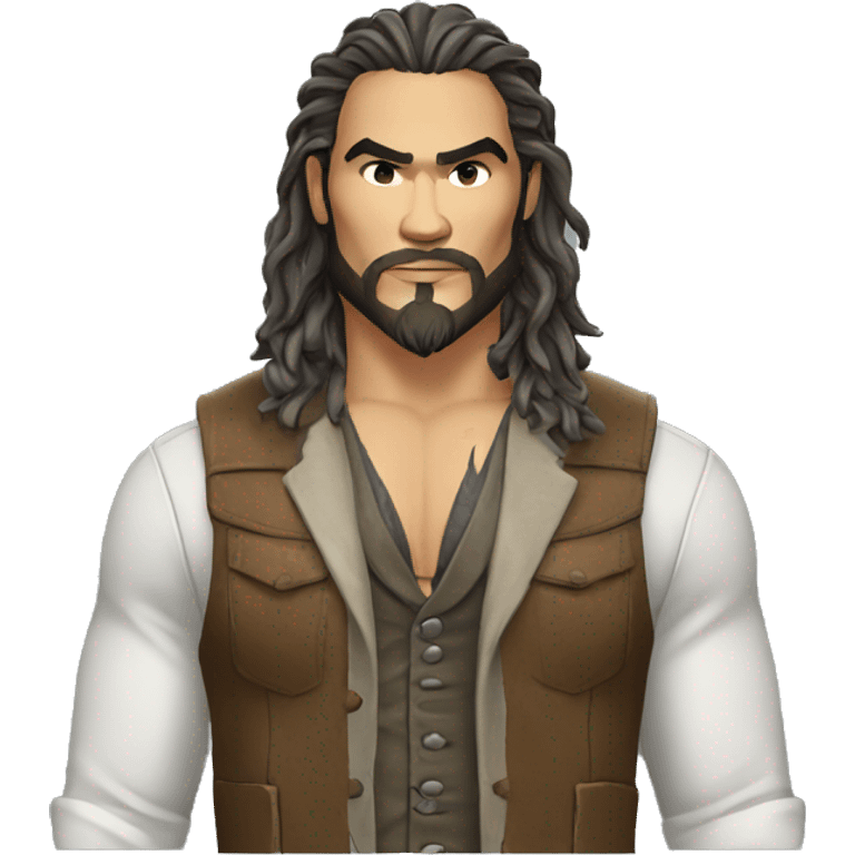 realistic jason momoa wearing vest emoji