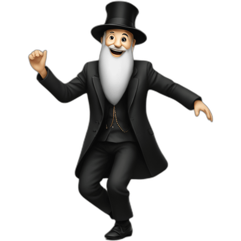 Rebbe dancing emoji