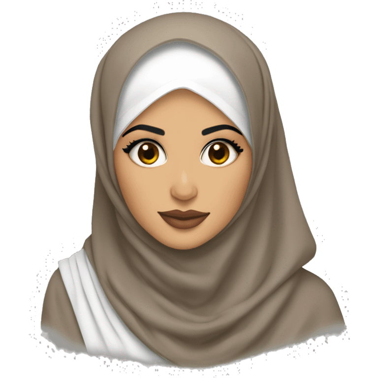 Brown Kylie Jenner as a hijabi  emoji