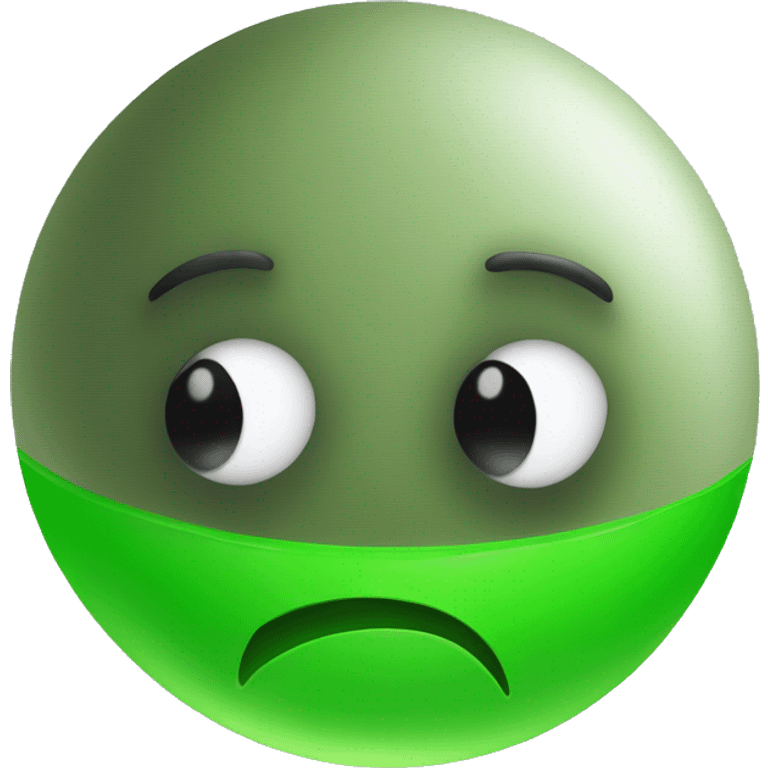 Green ball inside tic Mark  emoji