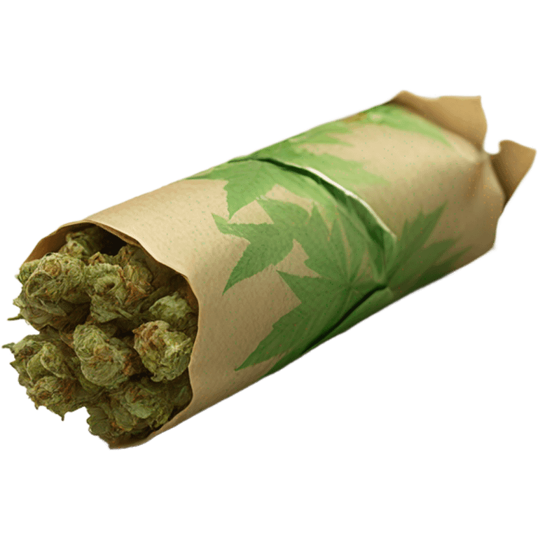 Rolled cbd joint  emoji