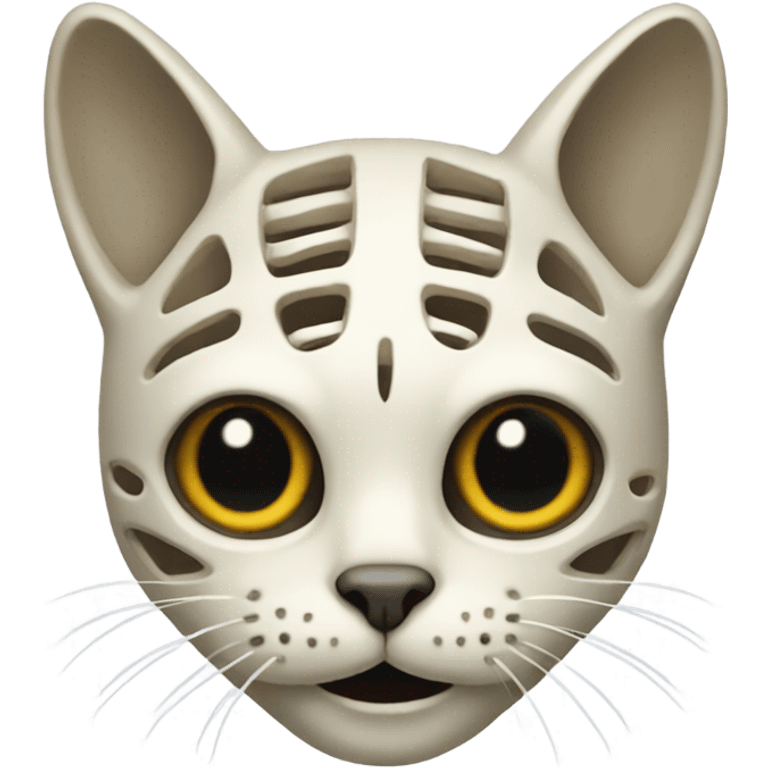 Cat skeleton emoji