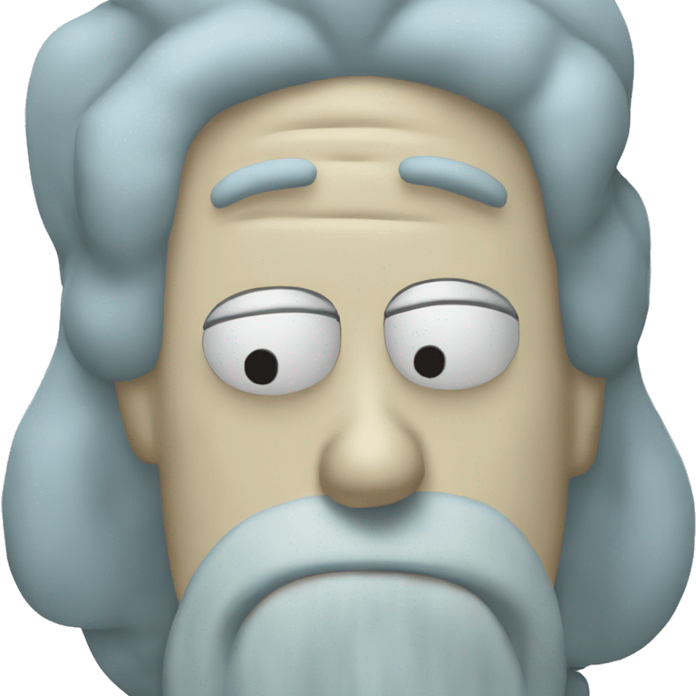 Rick Sanchez from Rick and Morty emoji