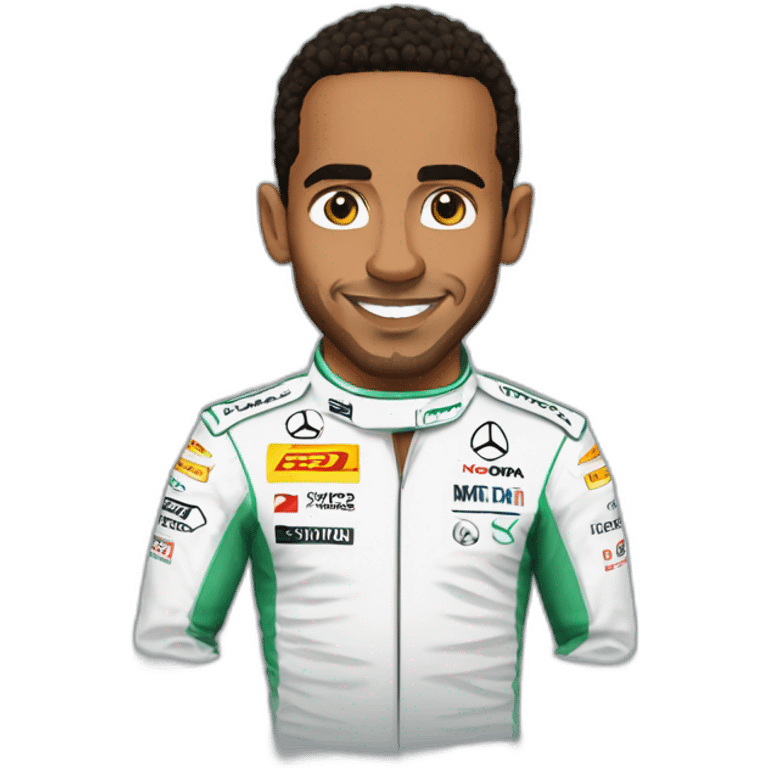 Lewis Hamilton deink emoji