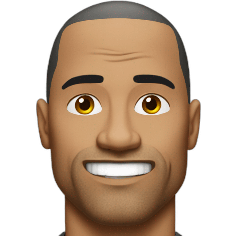 the rock sus raised eyebrow emoji