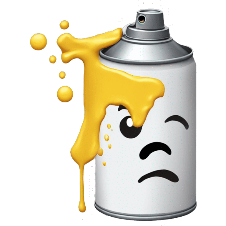 Spray paint can emoji