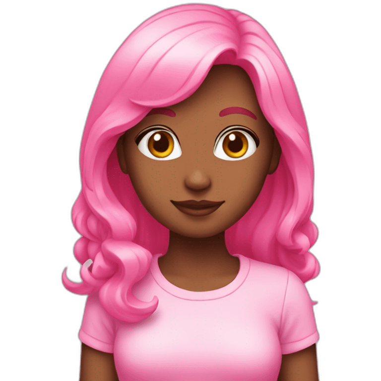 Pink girl emoji