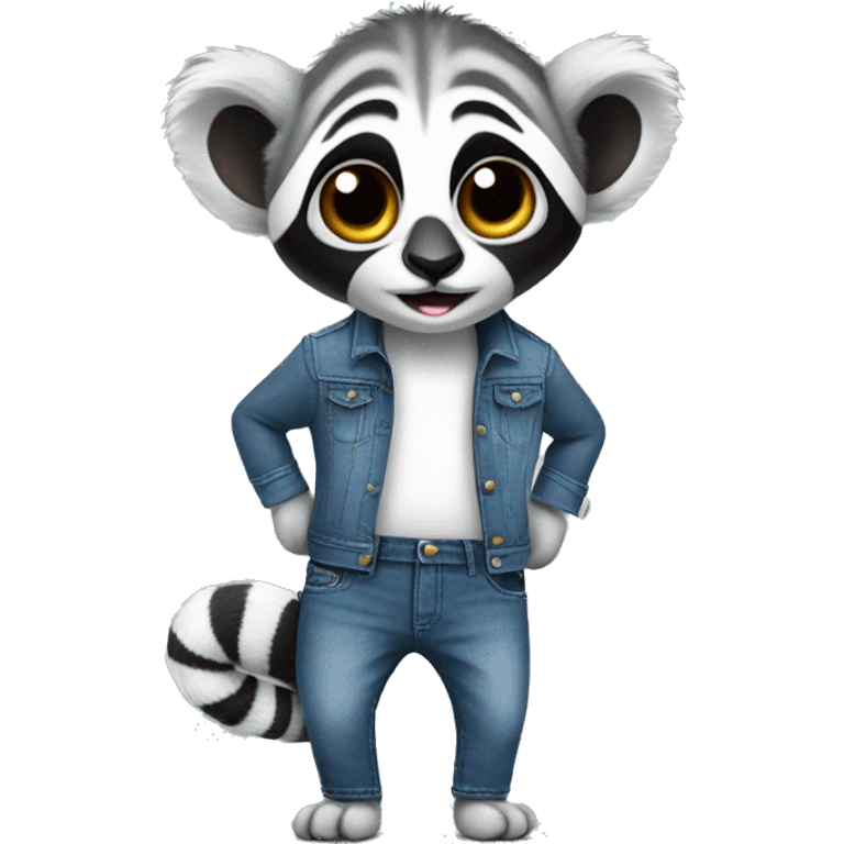 Lemur With Jeans  emoji