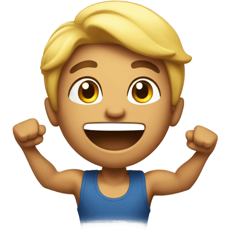 Pumped up! emoji