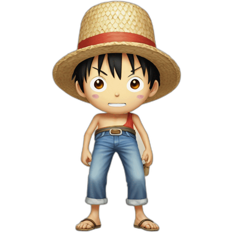 Straw hat luffy emoji