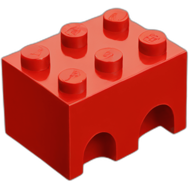 Red Lego piece emoji