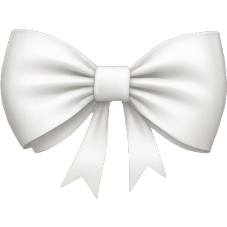 white bow emoji