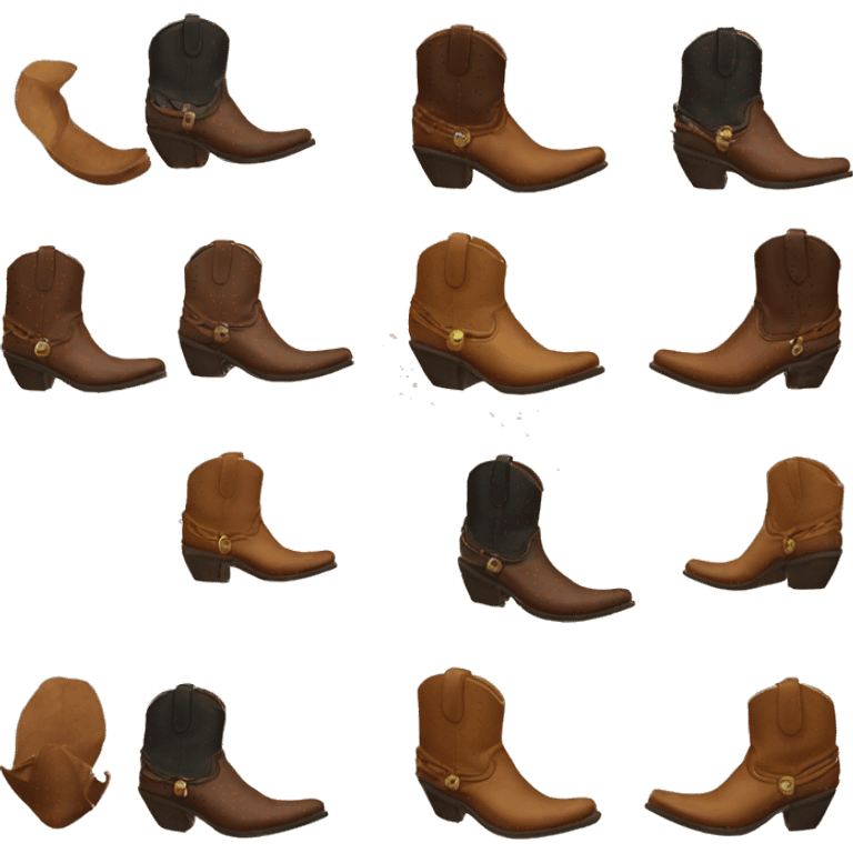 cowboy boots emoji