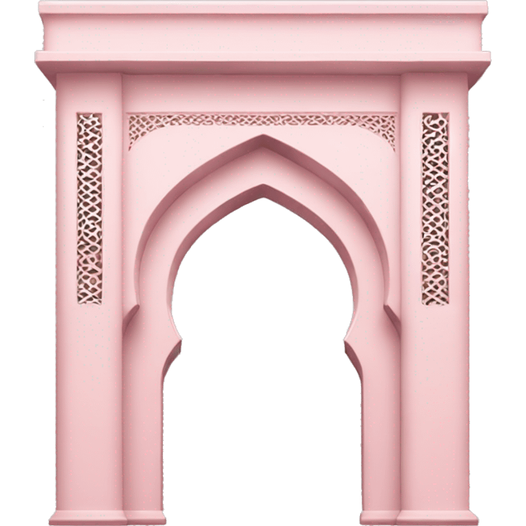 Light Pink Islamic archway  emoji