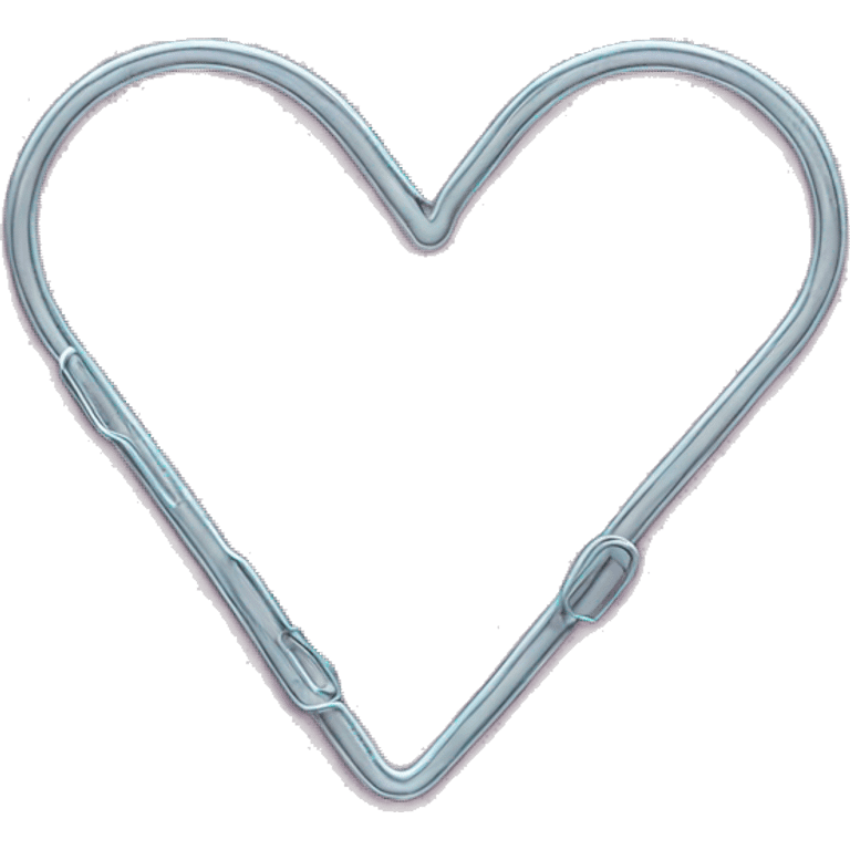 paper clip heart emoji