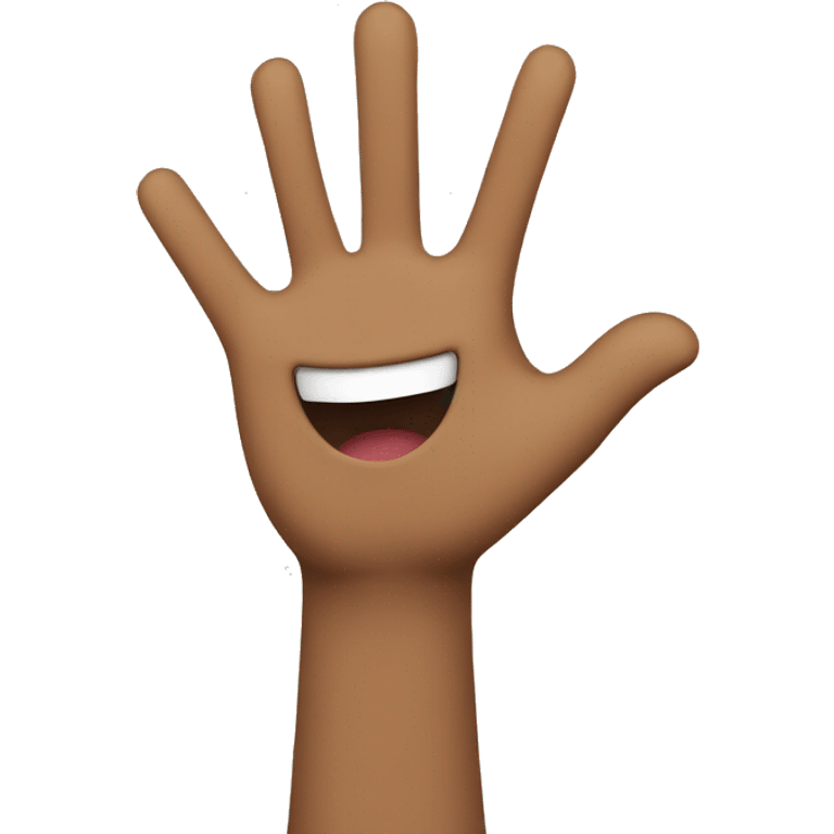 Happy Person Raising One Hand emoji