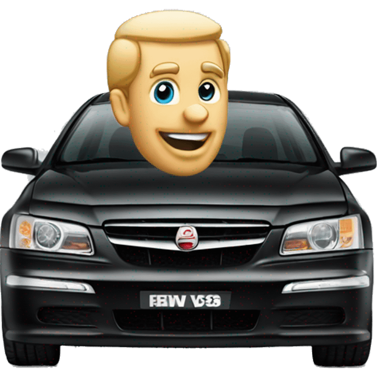 Holden black 2004 v8 emoji