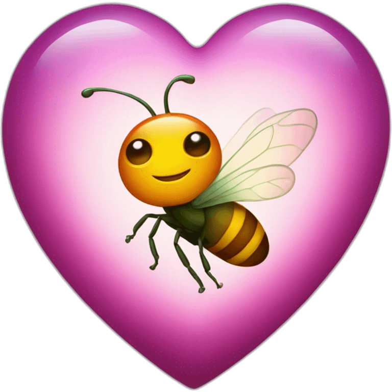 firefly on a heart emoji