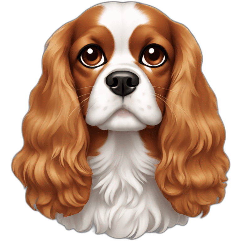 Dog Cavalier King Charles Spaniel emoji