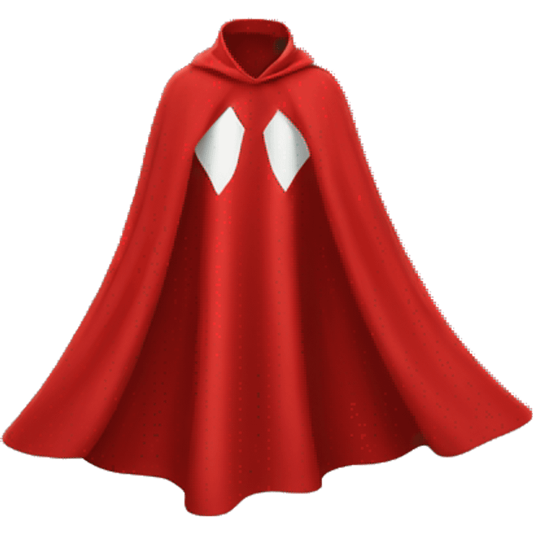 RED SUPERHERO CAPE emoji