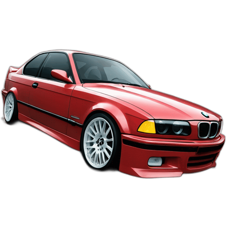 Bmw e36 de course emoji