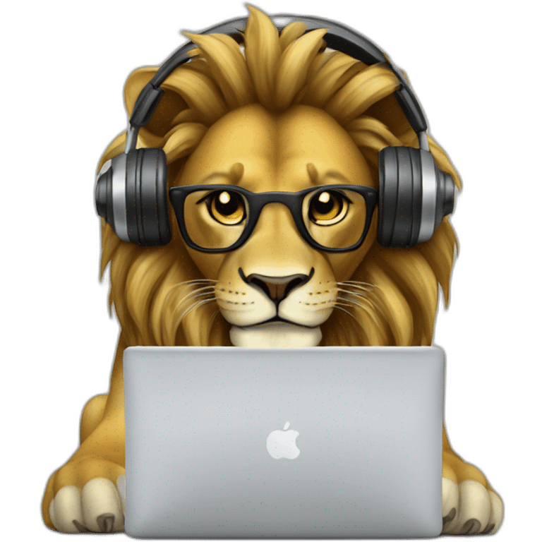 DJ Lion emoji