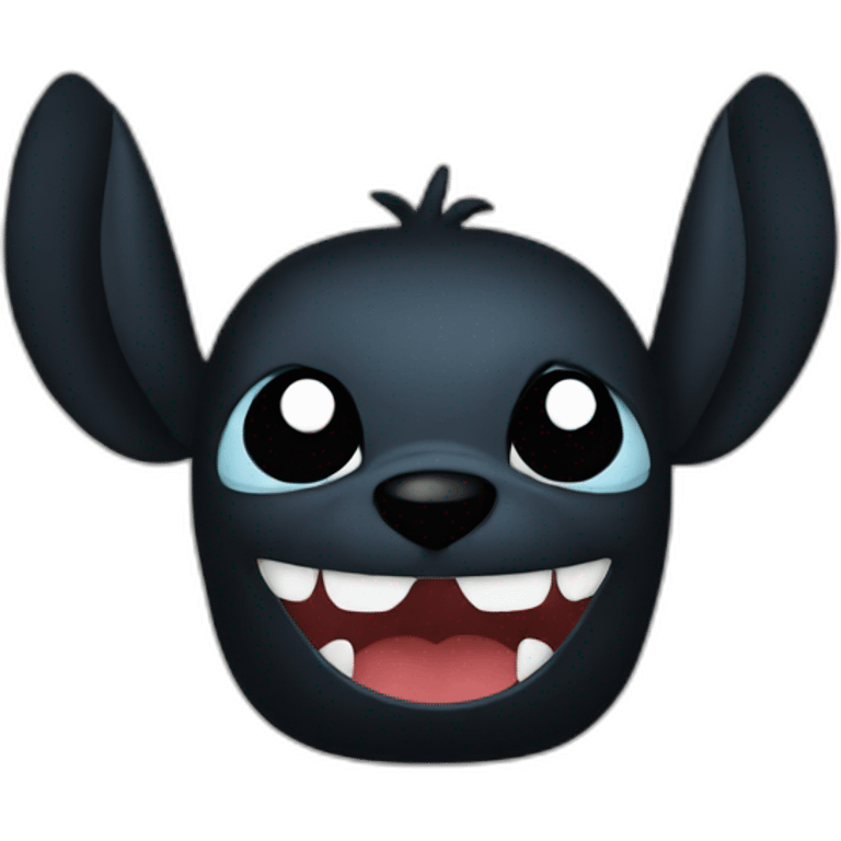 Stitch-black emoji