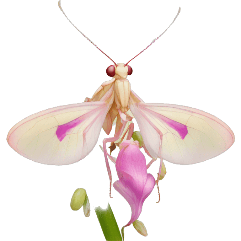 orchid Mantis emoji