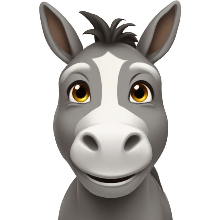 happy donkey emoji