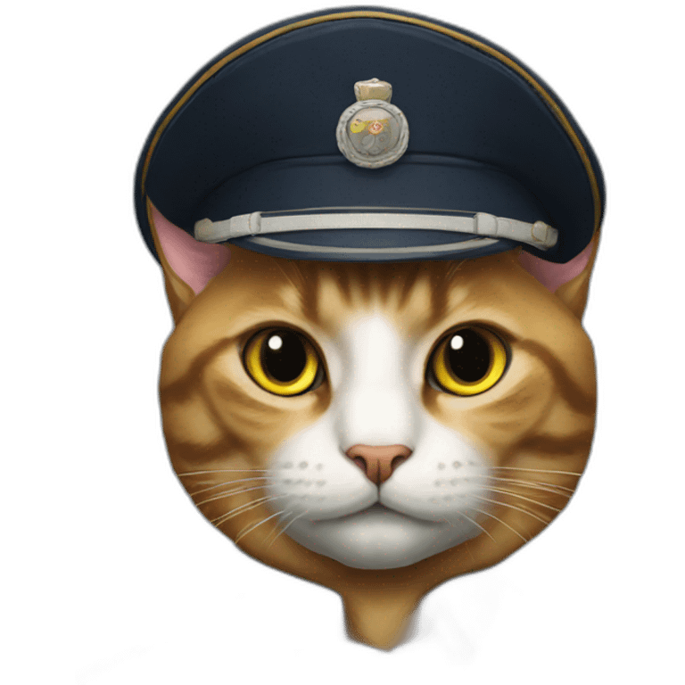 cat as fieldmarshal emoji