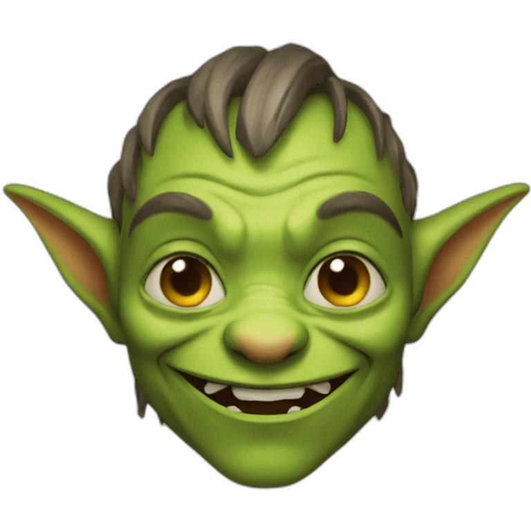 Cute goblin emoji