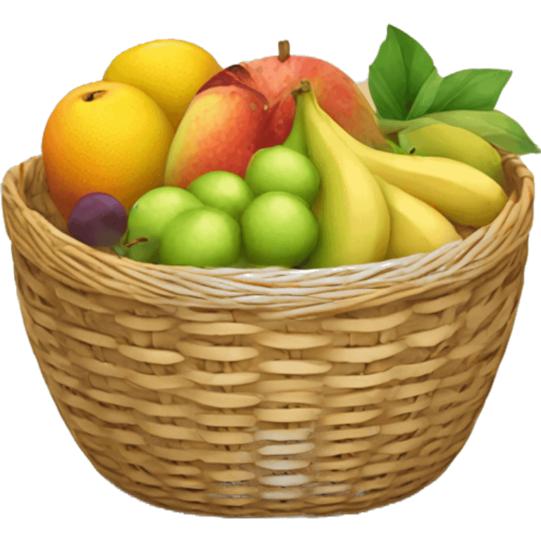 Fruit basket  emoji