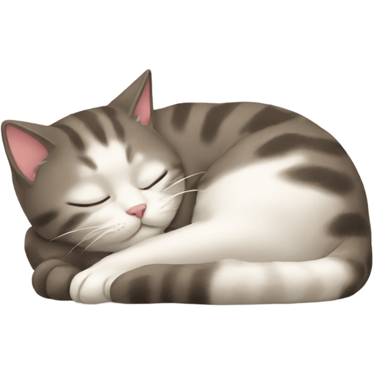 cat sleeping forever emoji