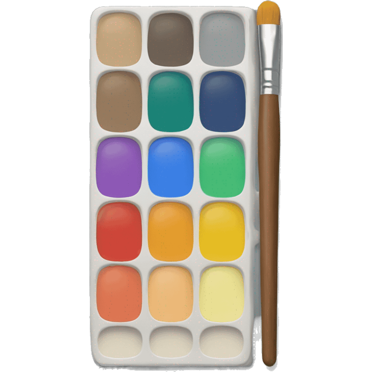 palette with paints emoji