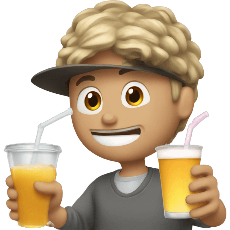 Up and go drink  emoji