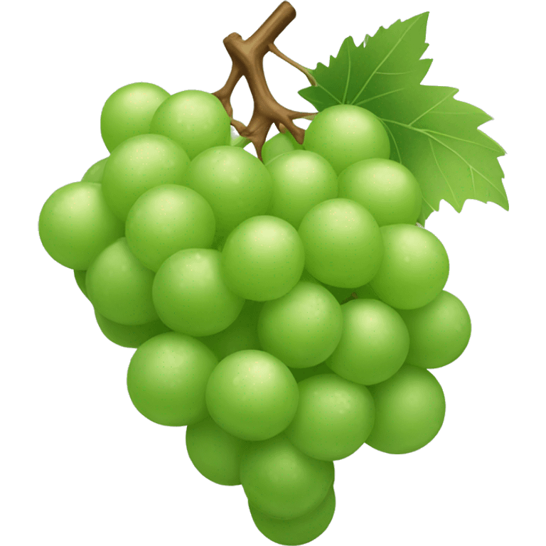 Green grapes emoji