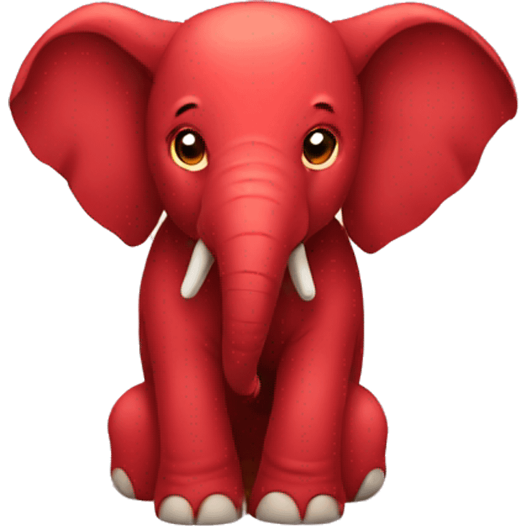 red elephant emoji