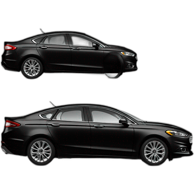 Ford Fusion Black 2014 emoji