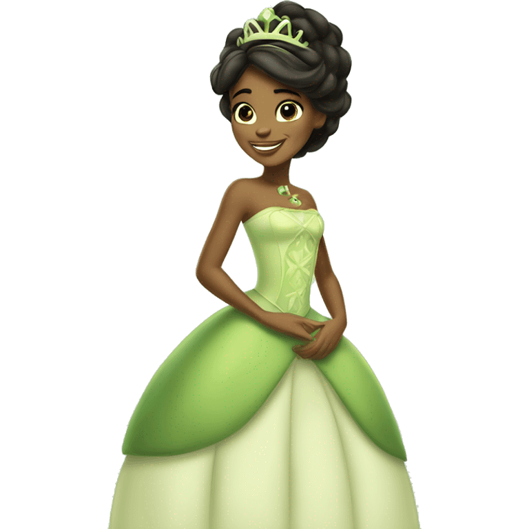 Tiana emoji princess and the frog  emoji