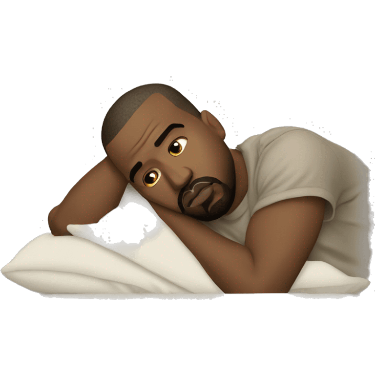 kanye west qui dort emoji