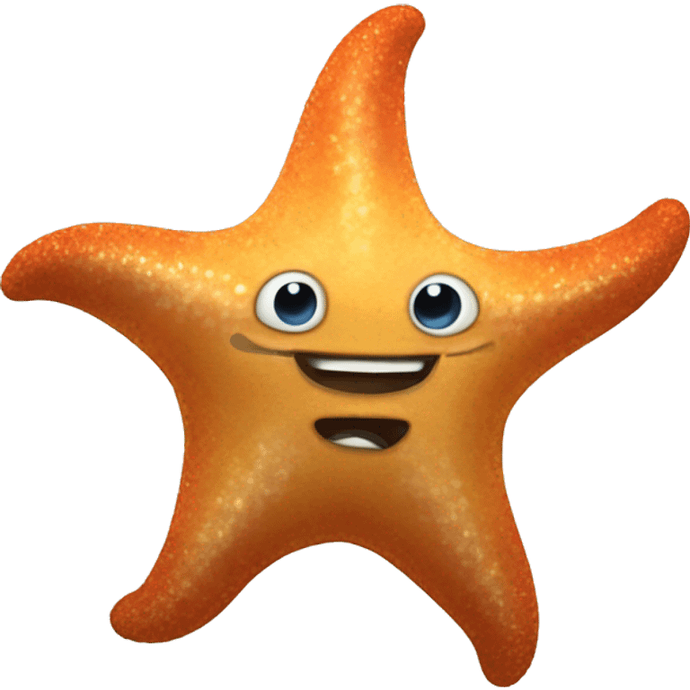 a star fish dancing on saturne emoji